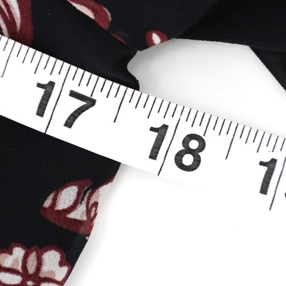 Bardot Chiffon Off the Shoulder Floral Print Top Bell Sleeves Blouse Top Size S - Picture 8 of 9